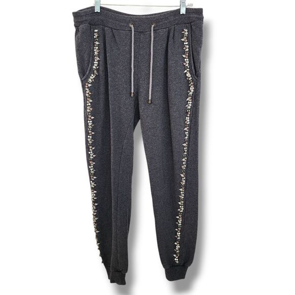 Hemant and Nandita Embellished Sweatpants in Gray size S cotton, baggy - Picture 1 of 12